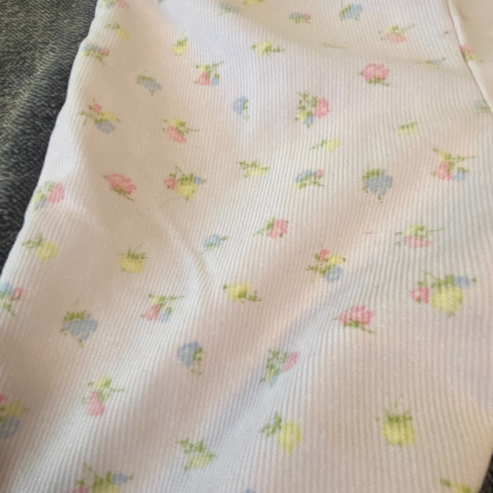 VTG 80s‎ Bryan Baby Girl 3-6mo Pink Floral One Piece Romper Lace Eyelet Trim USA - Picture 4 of 7